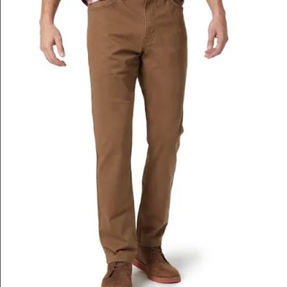 Wrangler Men’s Brown Straight Fit  Jeans Sz:34x32
